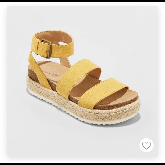 mustard yellow espadrilles